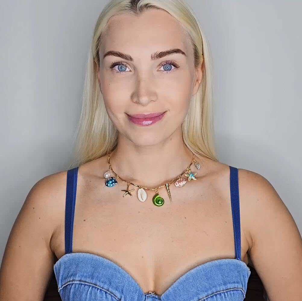 Sea Shell Necklace For Women – alternate view