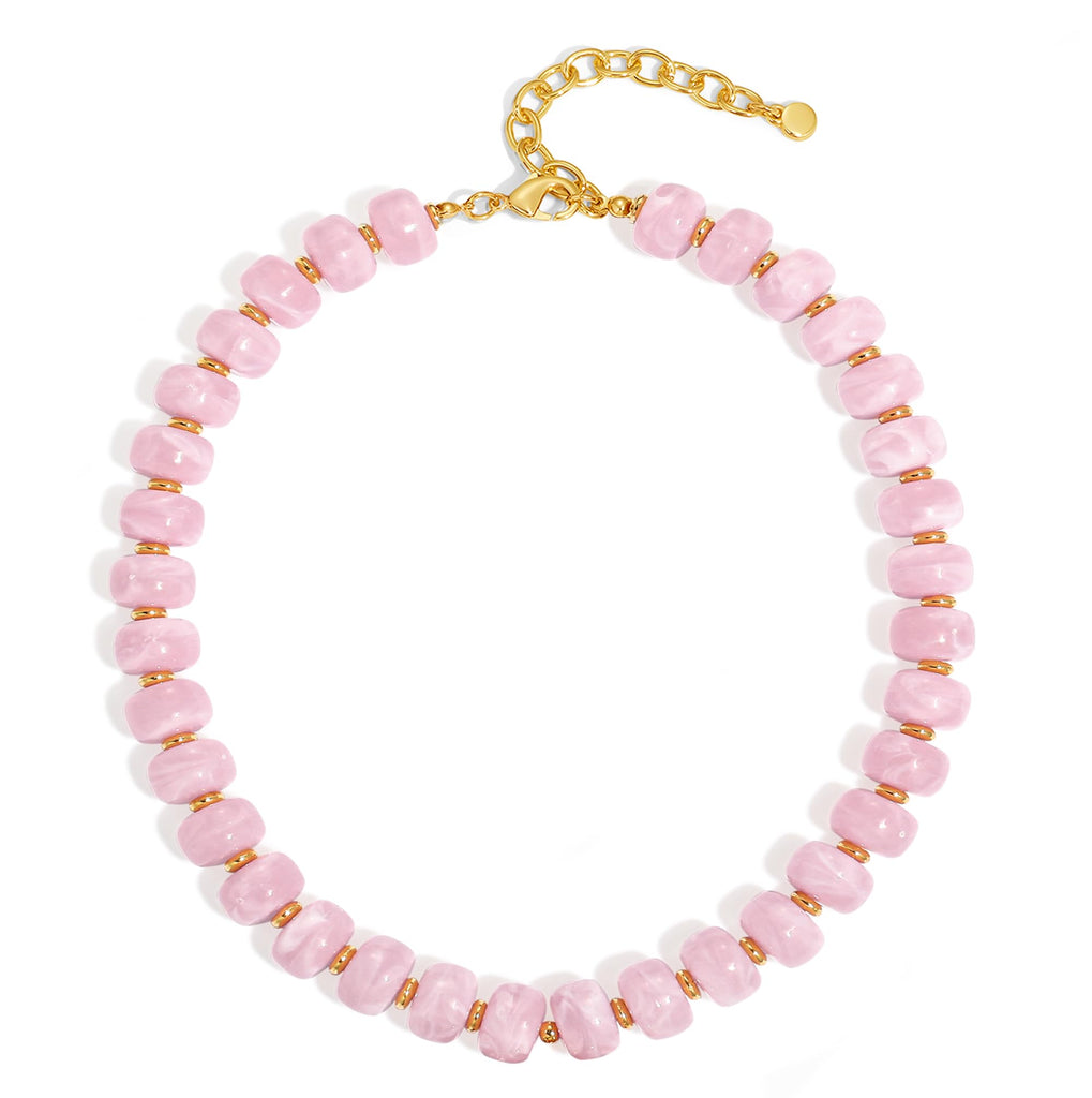 Resin Chunky Beaded Necklace for Women – view 31