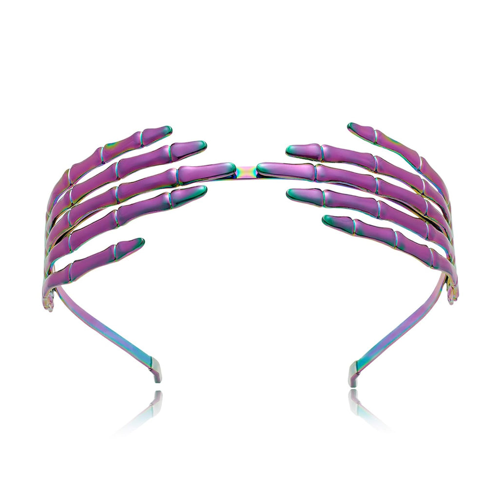 Purple Skeleton Hand Halloween Headbands For Women Trendy