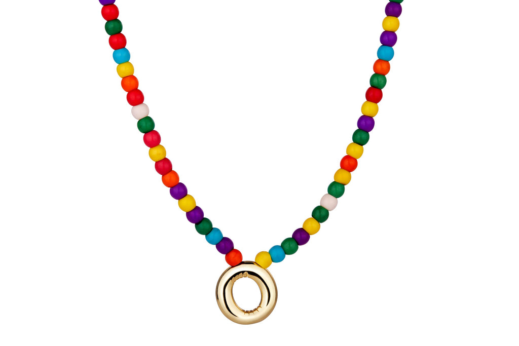 Cute Colorful Beaded Bubble Necklace – view 22