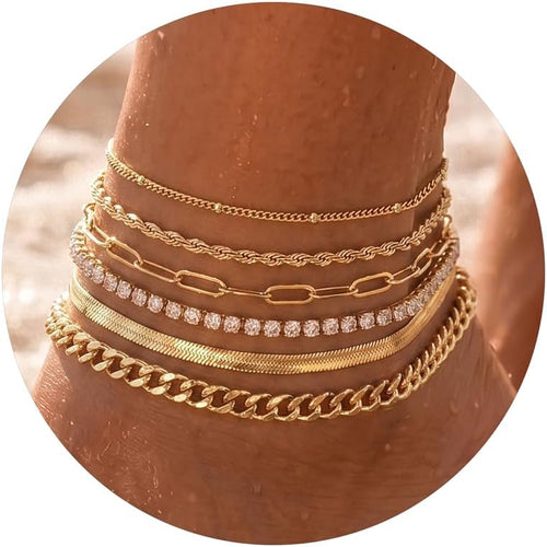 Dainty Ankle Bracelets for Women