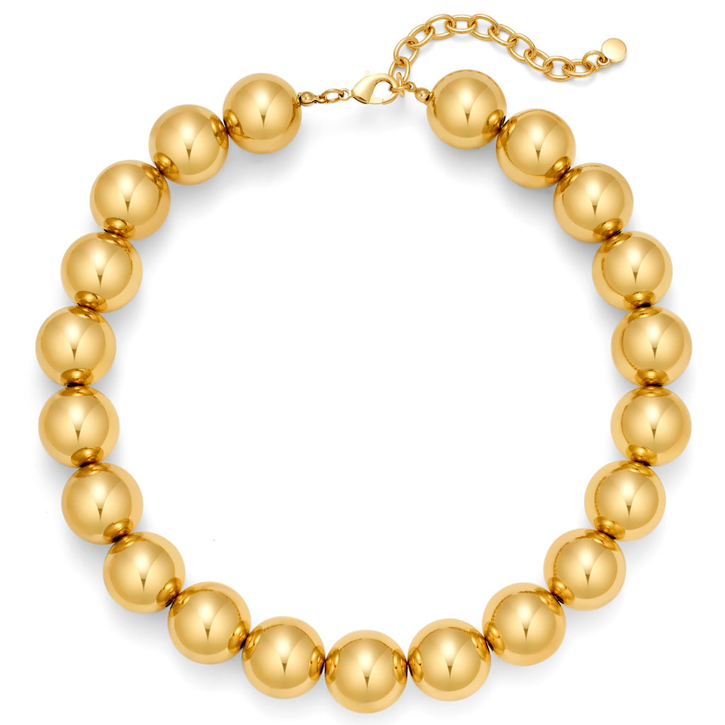 Colorful Chunky Bead Necklaces For Women – view 11