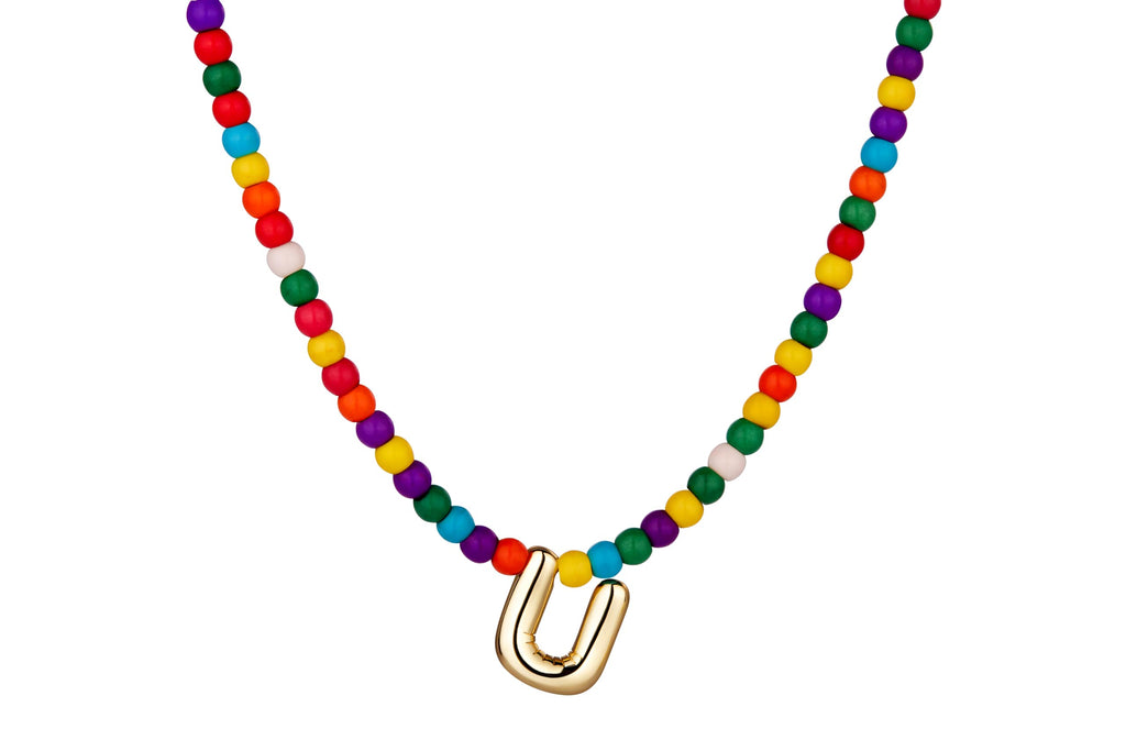 Cute Colorful Beaded Bubble Necklace – view 27