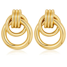 Load image into Gallery viewer, Gold Chain Dangle Earrings, Hypoallergenic