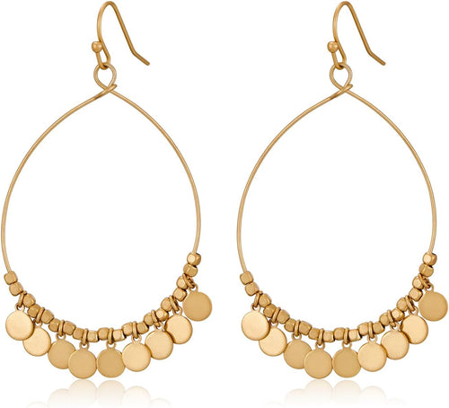 Worn Gold Earrings For Women