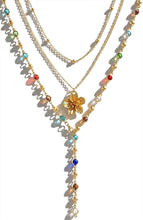 Load image into Gallery viewer, Layered Gold Colorful Necklaces for Women, 14K Gold Plated, Adjustable – view 7