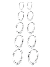 将图片加载到图库查看器，316L Surgical Stainless Steel Small Gold Silver Hoop Earrings for Women Men,Hypoallergenic Cartilage Helix – view 10