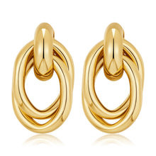 Load image into Gallery viewer, Gold Chain Dangle Earrings, Hypoallergenic