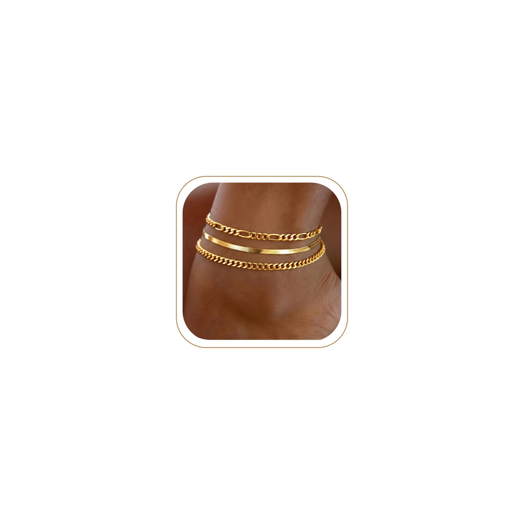 Gold Anklets for Women Waterproof – view 7
