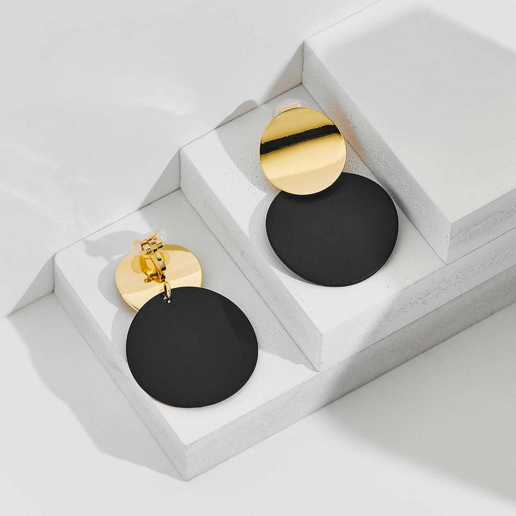 Gold Clip On Earrings For Women