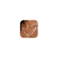 Load image into Gallery viewer, 14K Gold Silver Plated Herringbone Necklace for Women, Non-Tarnish