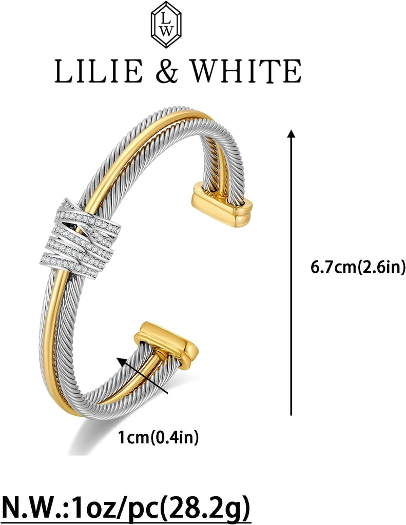 Gold And Silver Bracelets For Women – view 6