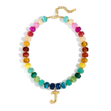 将图片加载到图库查看器，Mothers Day Gifts for Mom Daughter Gold Bubble Initial Pendant – view 9