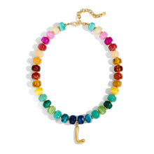 将图片加载到图库查看器，Mothers Day Gifts for Mom Daughter Gold Bubble Initial Pendant – view 11