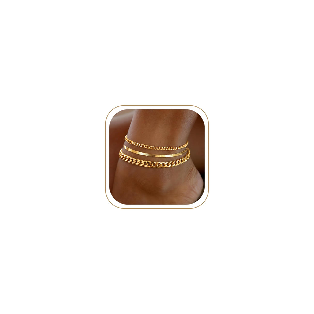 Gold Anklets for Women Waterproof – view 8