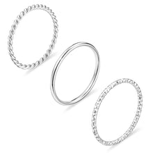 Load image into Gallery viewer, Dainty Gold Stacking Rings — Sizes 3–11, Non Tarnish