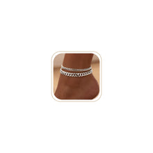 将图片加载到图库查看器，Chunky Gold Ankle Bracelets for Women – view 8