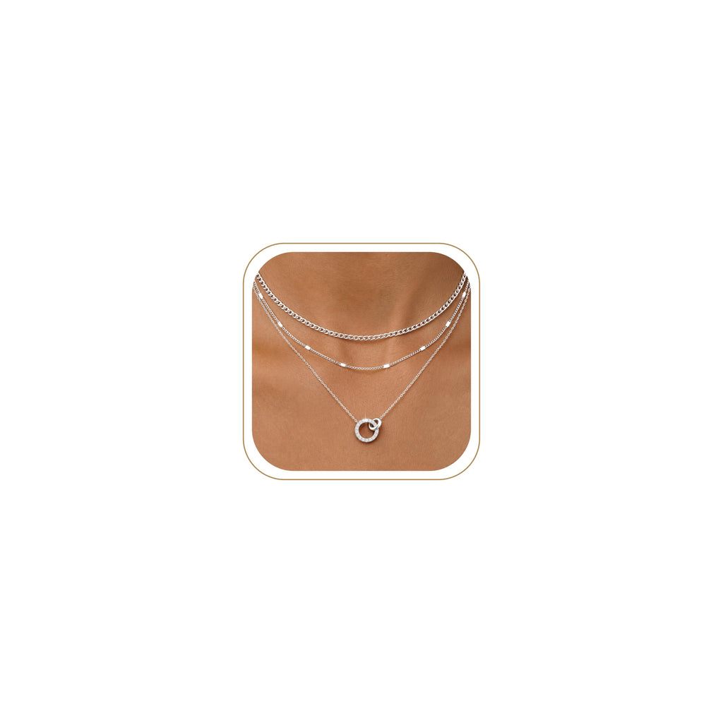 Layered Gold Necklaces for Women, Sterling Silver – view 28