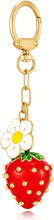 Load image into Gallery viewer, Strawberry Gold Bag Charm Keychain For Women