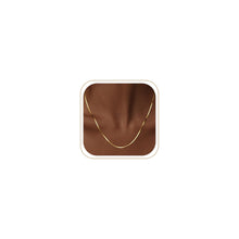 Load image into Gallery viewer, 14K Gold Silver Plated Herringbone Necklace for Women, Non-Tarnish