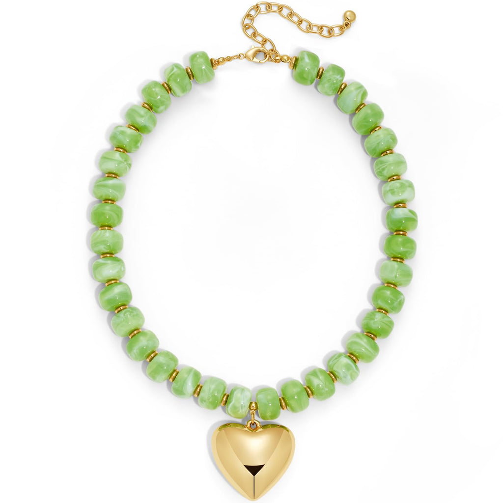 Resin Chunky Beaded Necklace for Women – view 11