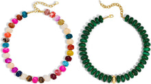 将图片加载到图库查看器，Colorful Chunky Bead Necklaces for Women