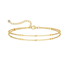 将图片加载到图库查看器，Dainty Gold Ankle Bracelets for Women Waterproof – view 12