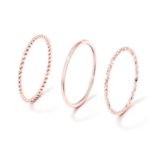 Load image into Gallery viewer, Dainty Gold Stacking Rings — Sizes 3–11, Non Tarnish