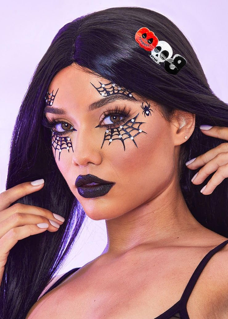 4 Pcs Halloween Hair Clips For Women