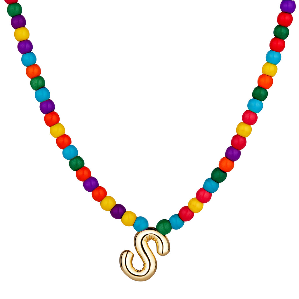 Cute Colorful Beaded Bubble Necklace – view 7