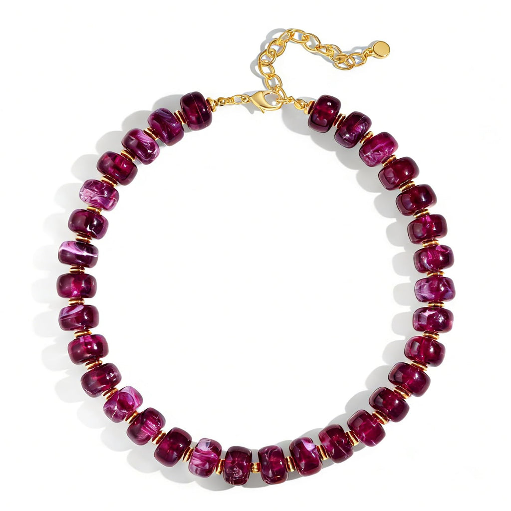 Resin Chunky Beaded Necklace for Women – view 33