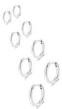Load image into Gallery viewer, 14K Gold Plated Huggie Hoop Earrings — Stacking Set, Hypoallergenic