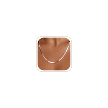 Load image into Gallery viewer, 14K Gold Silver Plated Herringbone Necklace for Women, Non-Tarnish
