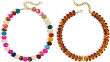 将图片加载到图库查看器，Colorful Chunky Bead Necklaces for Women