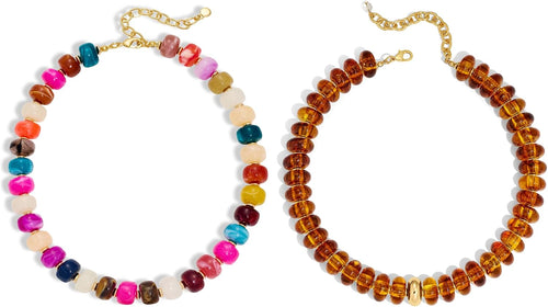 Colorful Chunky Bead Necklaces for Women