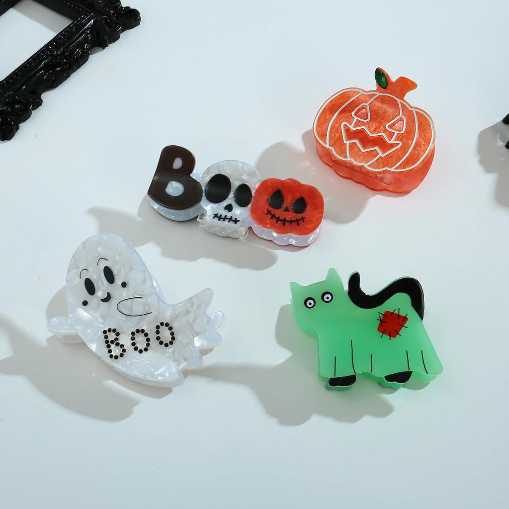 4 Pcs Halloween Hair Clips For Women