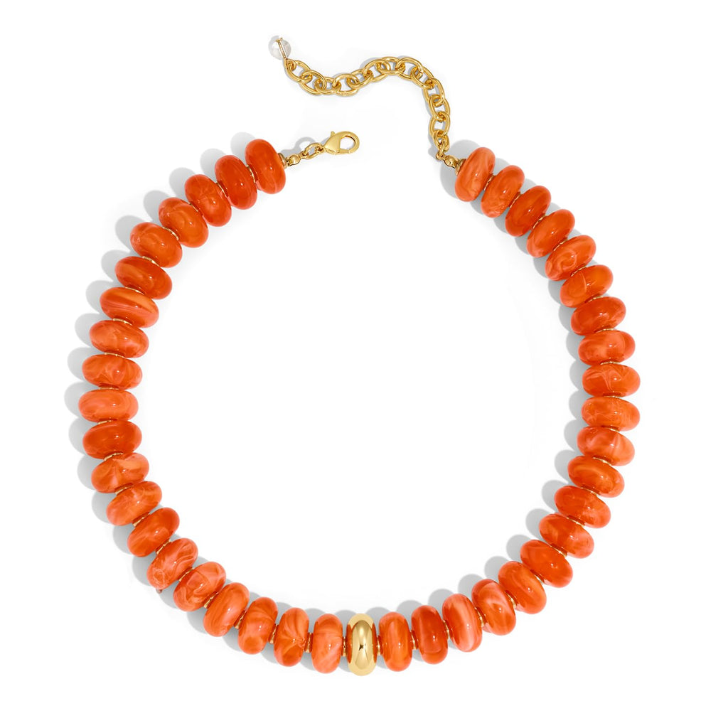 Resin Chunky Beaded Necklace for Women – view 44