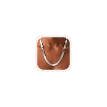 Load image into Gallery viewer, 14K Gold Silver Plated Herringbone Necklace for Women, Non-Tarnish