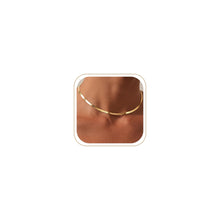 Load image into Gallery viewer, 14K Gold Silver Plated Herringbone Necklace for Women, Non-Tarnish