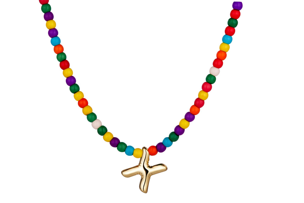 Cute Colorful Beaded Bubble Necklace – view 30
