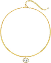 Load image into Gallery viewer, Gold Plated Marquise Cut Oval Marquise Teardrop Cubic Zirconia Square Crystal