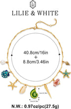 将图片加载到图库查看器，Sea Shell Necklace For Women – view 6