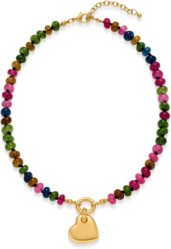 Gold Heart Necklace For Women
