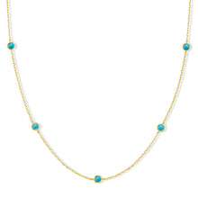 将图片加载到图库查看器，Dainty Gold Silver Necklaces for Women Non Tarnish 14K Gold Plated Cute Station Choker Diamond Clover Pearl Turquoise Beaded Cross Bow Necklace Simple Trendy Layering Chain Link Jewelry Birthday Wedding Party Gifts for Women