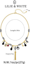 Load image into Gallery viewer, Gothic Necklace for Women Halloween Charm Chain Tassel Jewelry – view 6