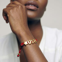将图片加载到图库查看器，250 Anniversary USA Bracelet for Women with Inital 4th of July – alternate view