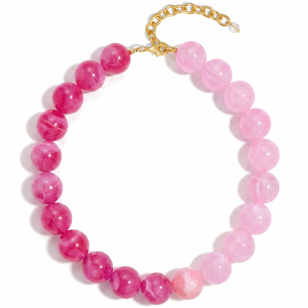 Colorful Chunky Bead Necklaces For Women – view 18
