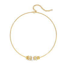 将图片加载到图库查看器，Gold Beaded Choker Necklace for Women Colorful Pendant – view 13