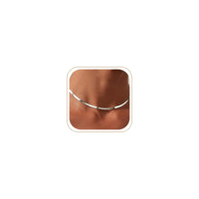 Load image into Gallery viewer, 14K Gold Silver Plated Herringbone Necklace for Women, Non-Tarnish