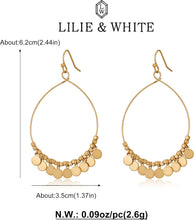 将图片加载到图库查看器，Worn Gold Earrings For Women